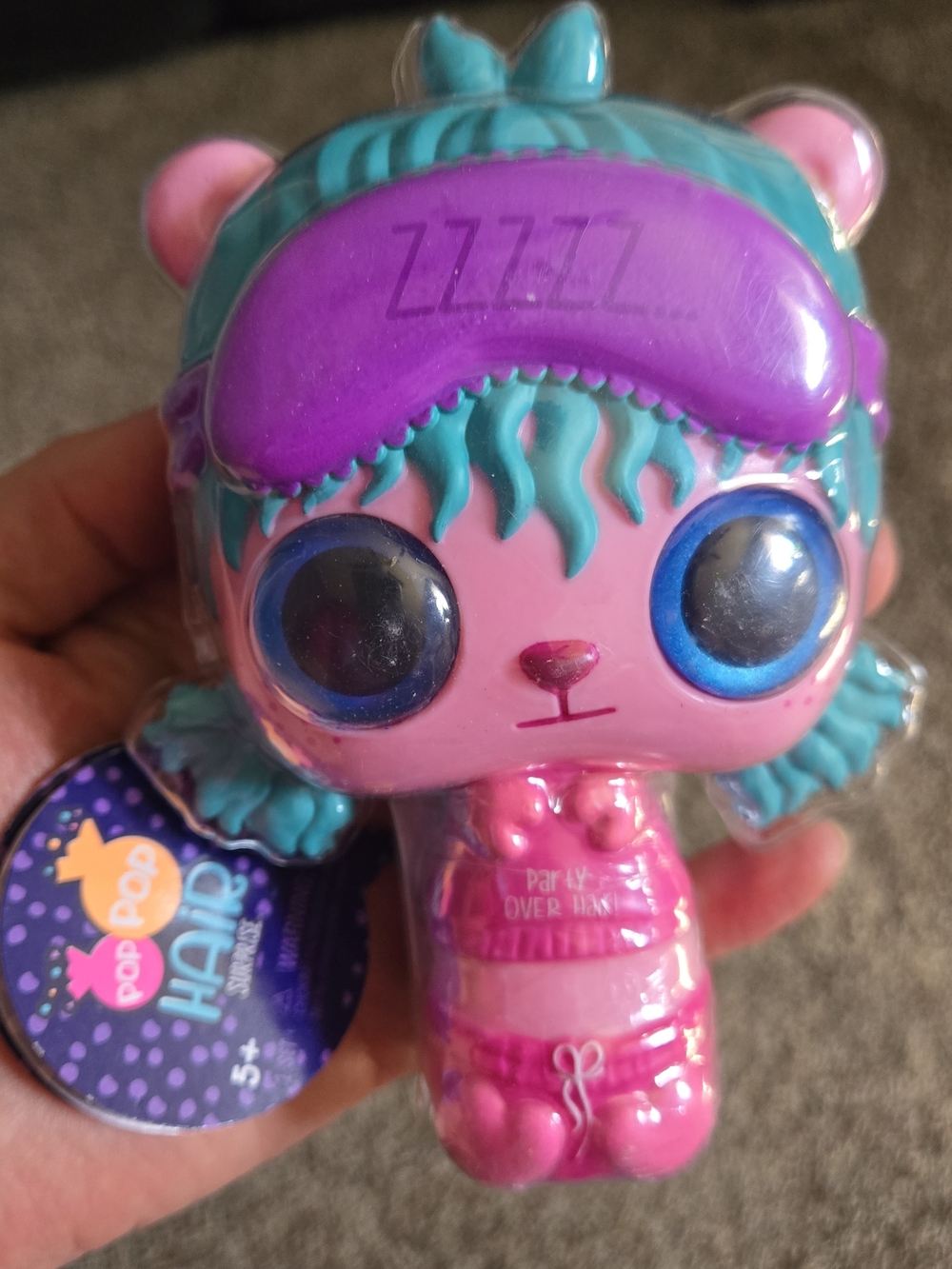 MGA Pop Pop Hair Surprise Zizz 3-in-1 Pop Pet Series 1 NWT